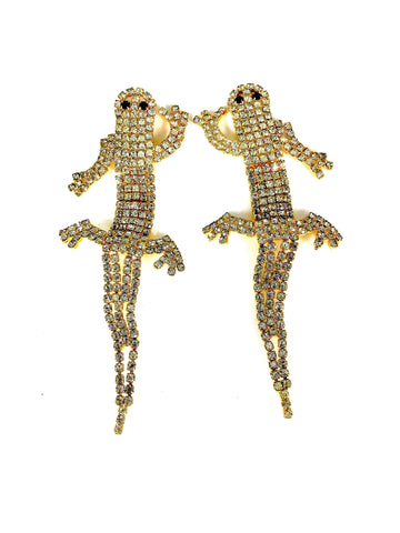 Gilded Gekko Earrings