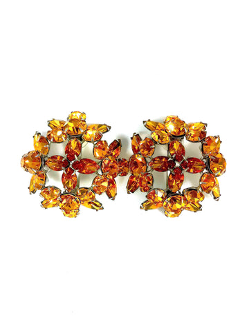 Topaz Dome Earrings