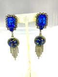 Cobalt Headlight Earrings